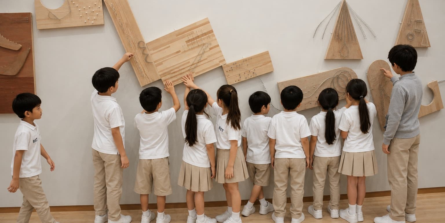 RST students at gallery